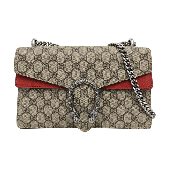 Dionysus Small Monogram Coated Canvas Black