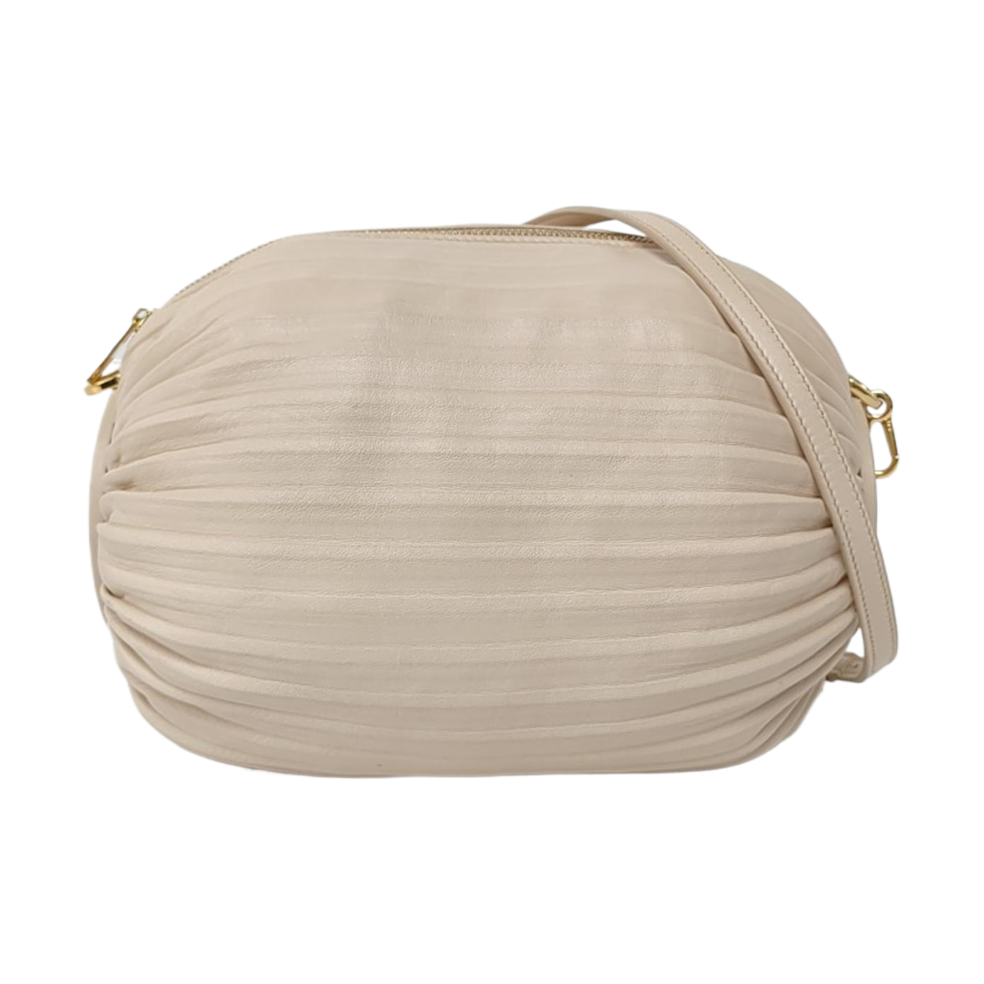 Nest Backet Calfskin White