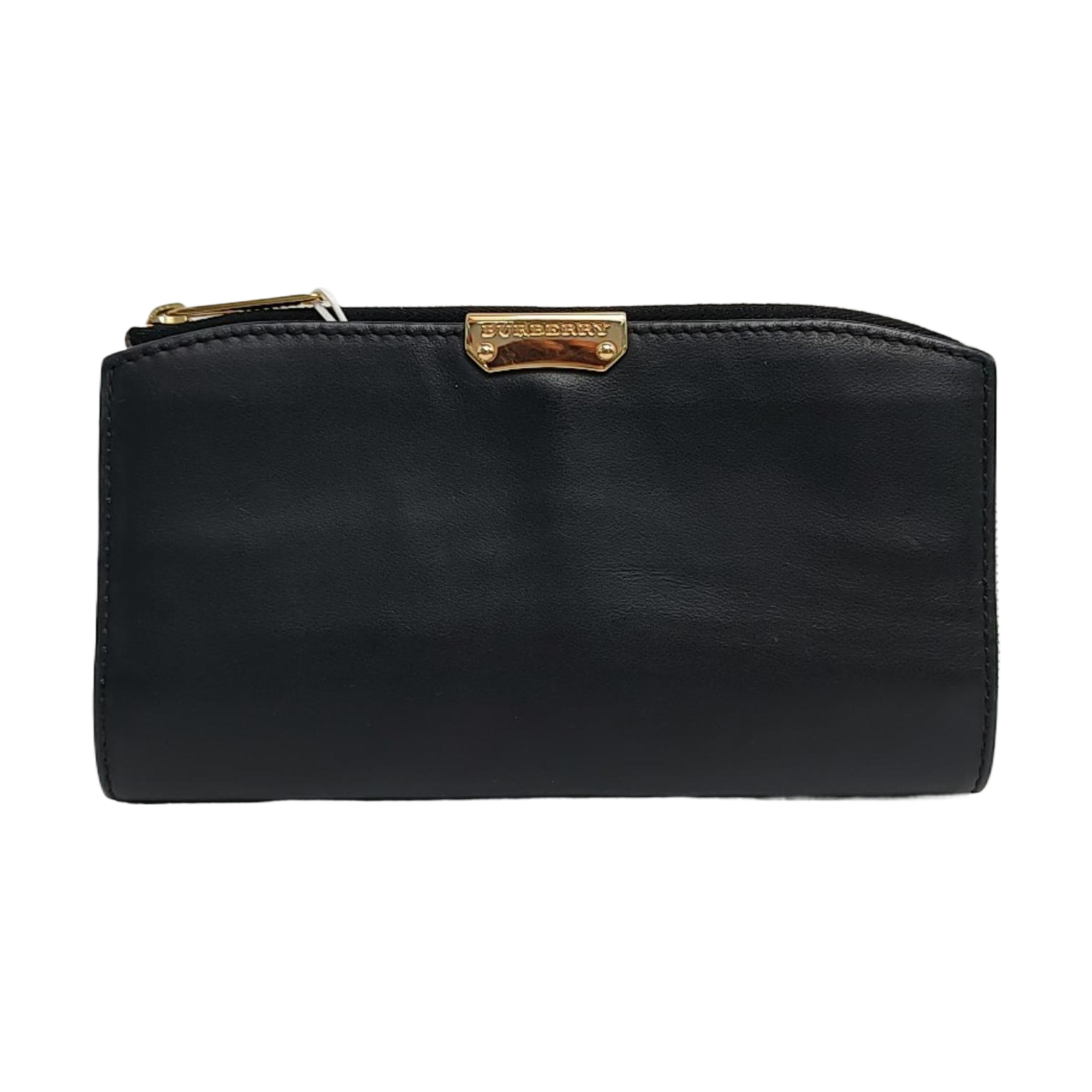 Langley Calfskin Black Wallet