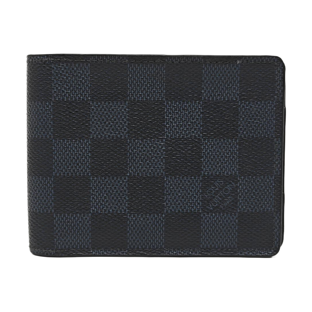 AMERIGO Damier Graphite Coated Canvas Gray Wallet