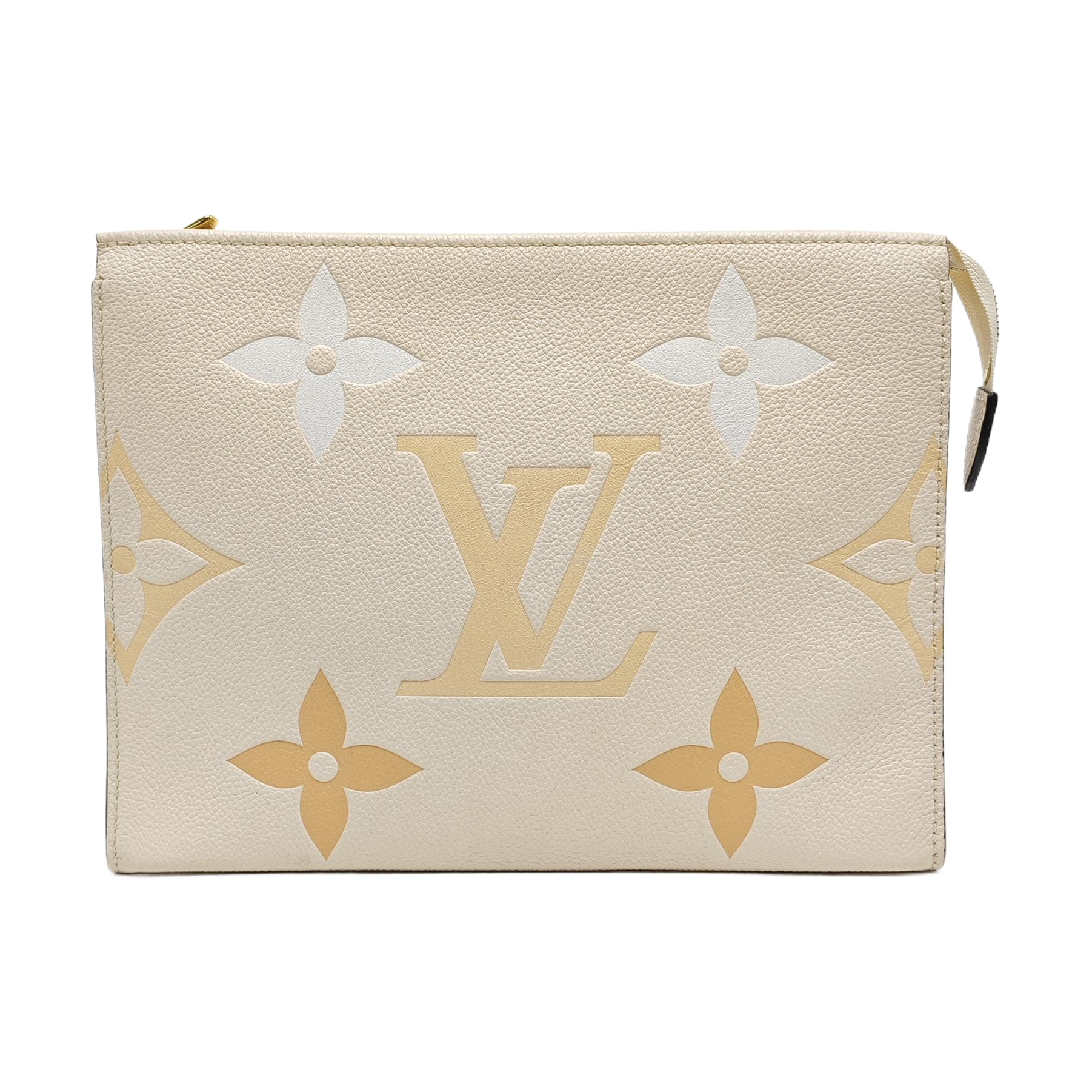TOILET POCKET 26 Calfskin Beige
