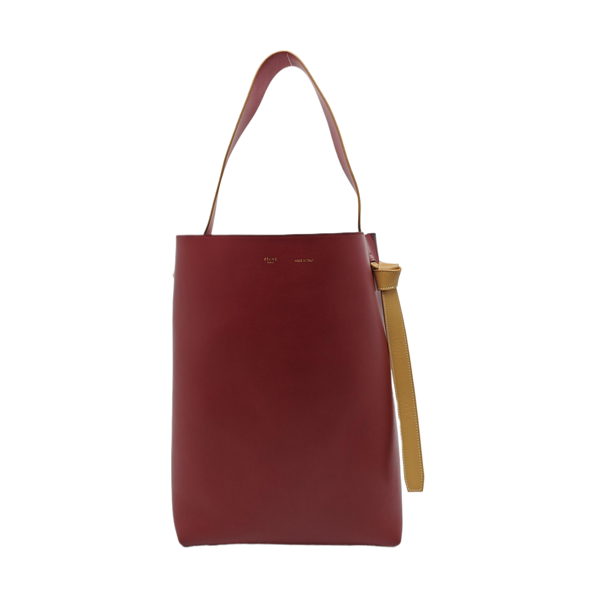 TWISTED CABAS Small Calfskin Red