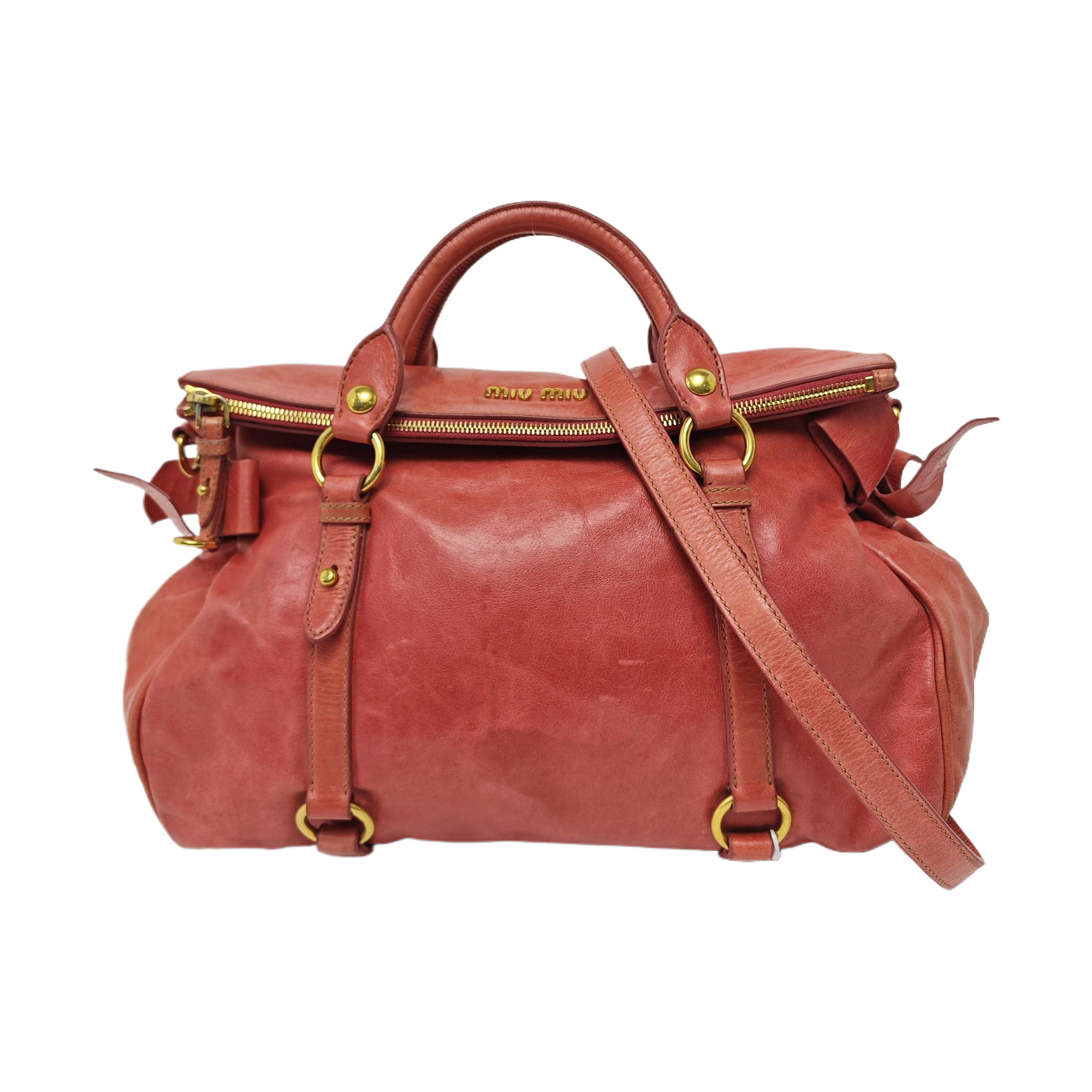 Bow Calfskin Red
