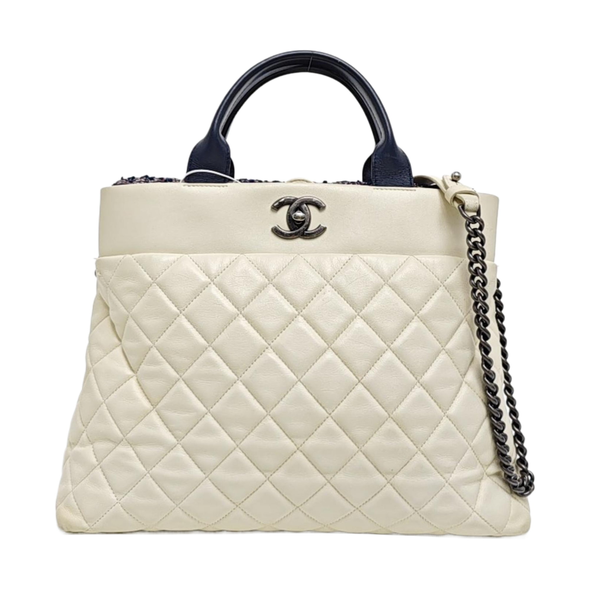 PORTOBELLO Quilted Calfskin White
