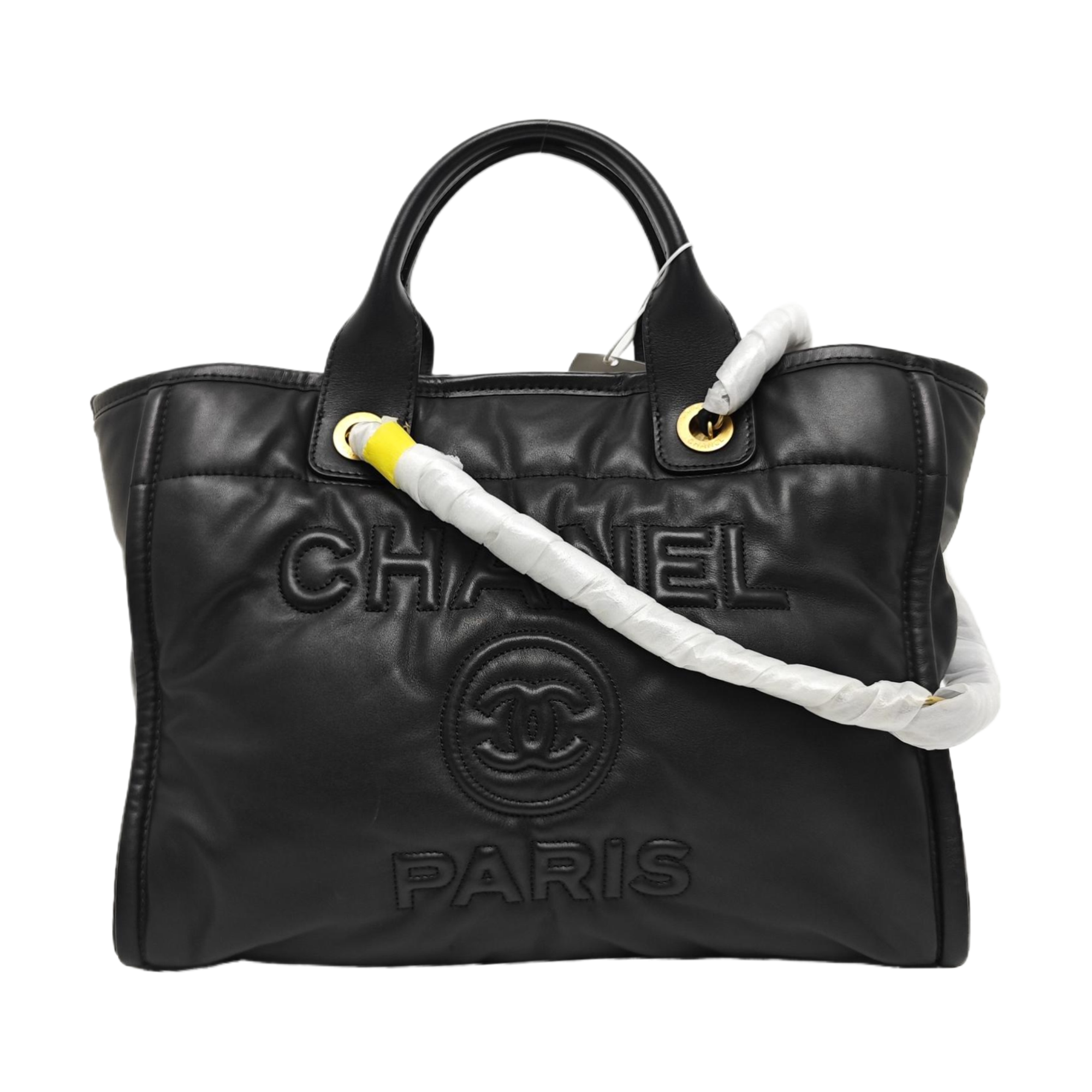 DEAUVILLE Small Calfskin Black