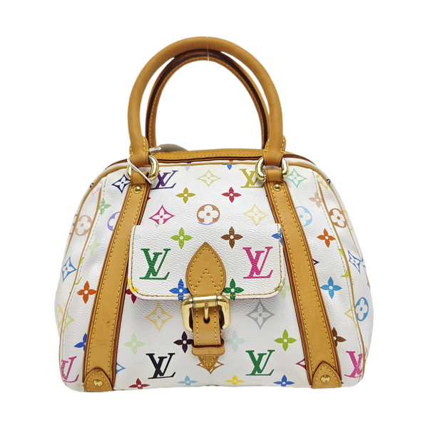LV × TM PRISCILLA Monogram Coated Canvas White