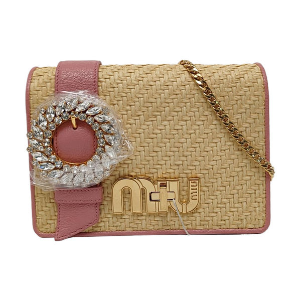 My Miu Straw Beige