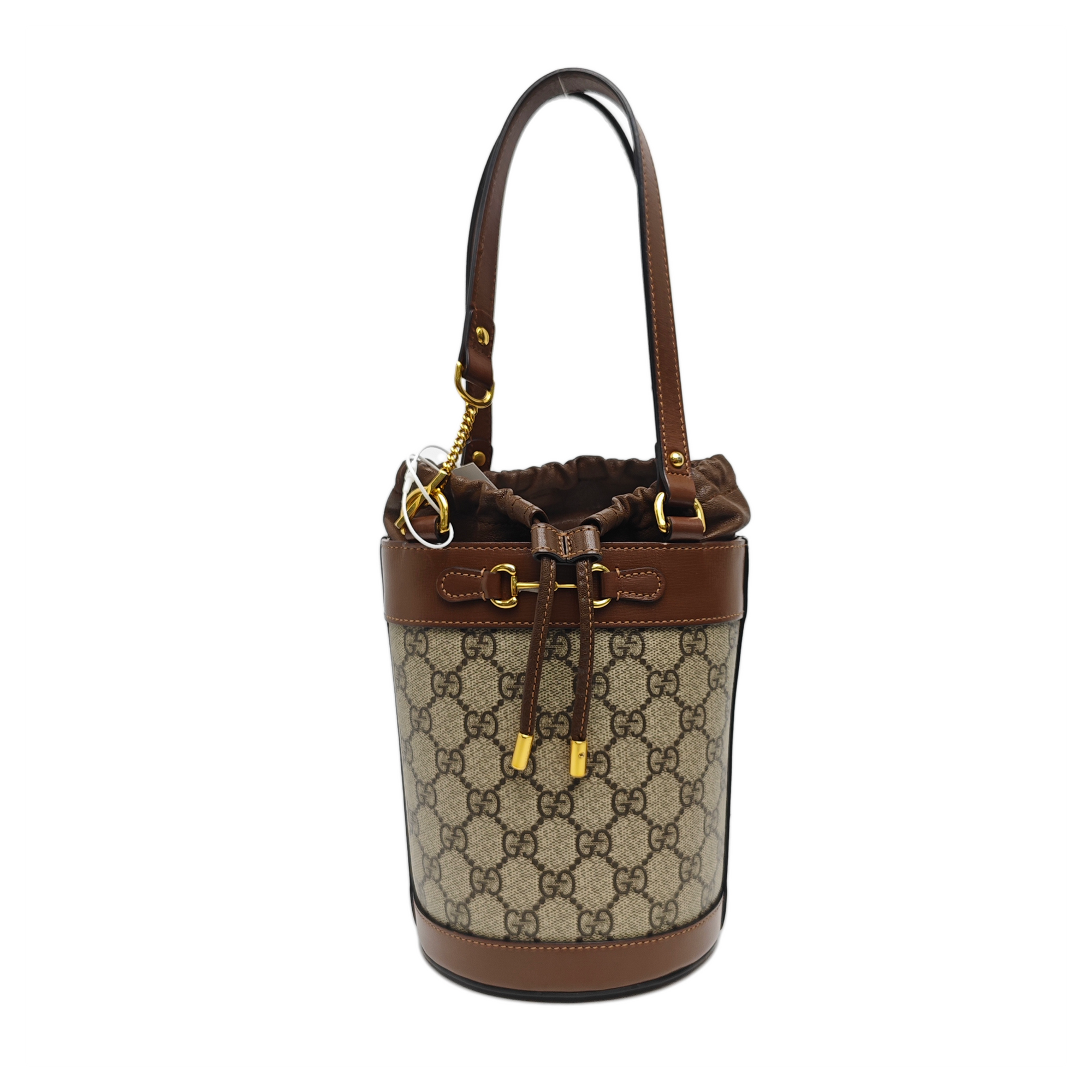 Horsebit 1955 Small Coated Canvas Beige