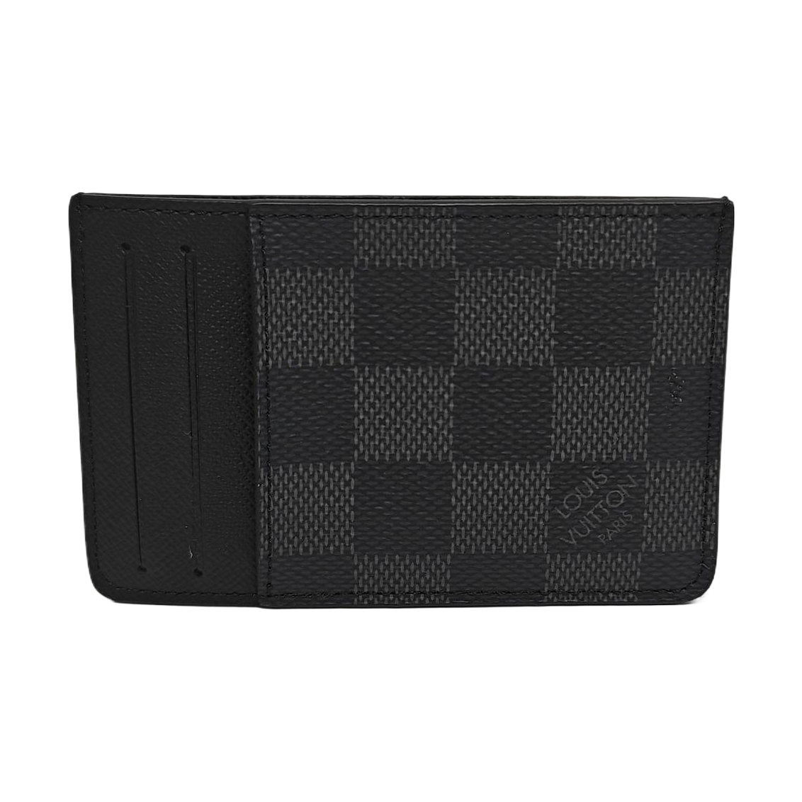 Néo Damier Graphite Coated Canvas Gray Card Holder