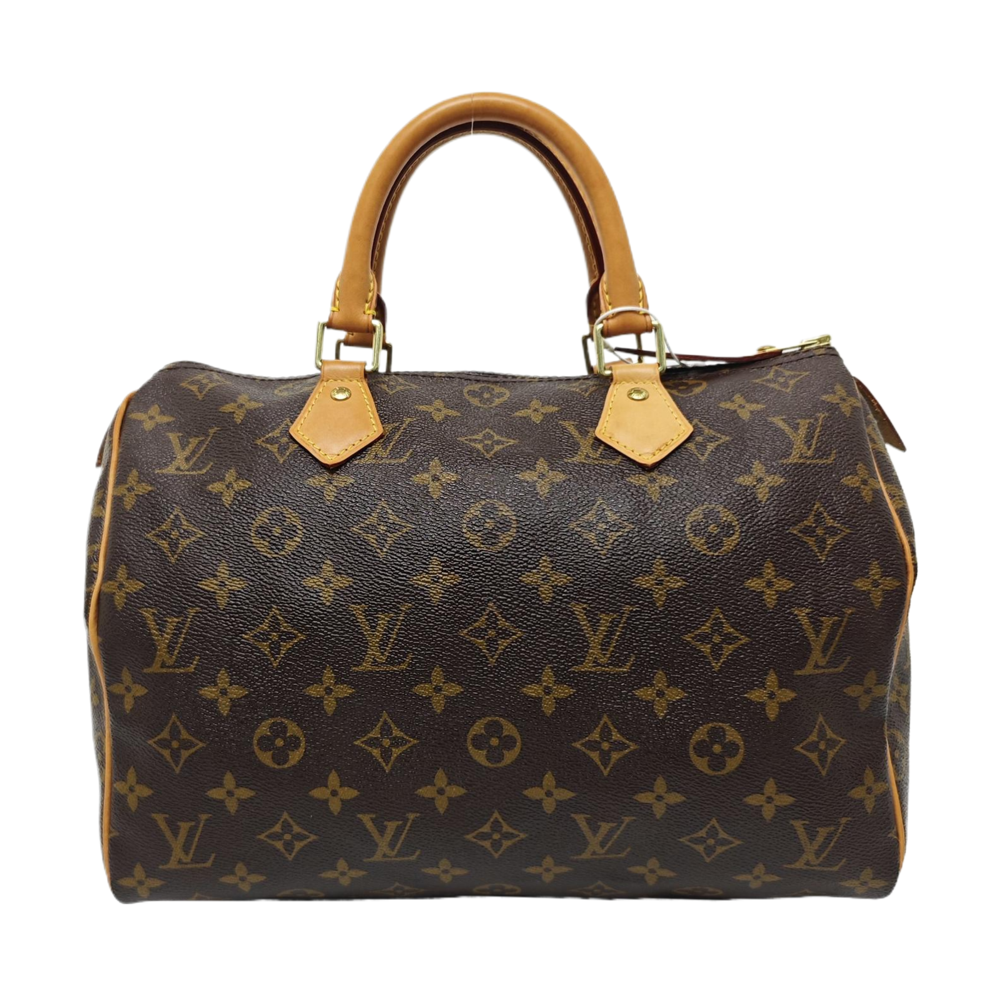 SPEEDY 30 Monogram Coated Canvas Brown
