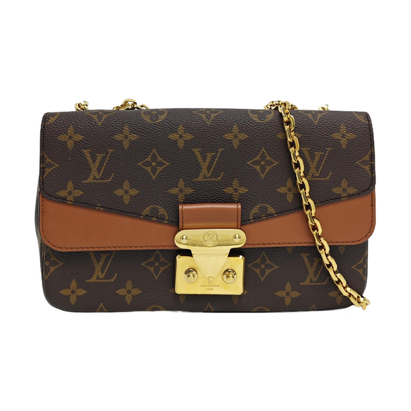MARCEAU Monogram Coated Canvas Brown