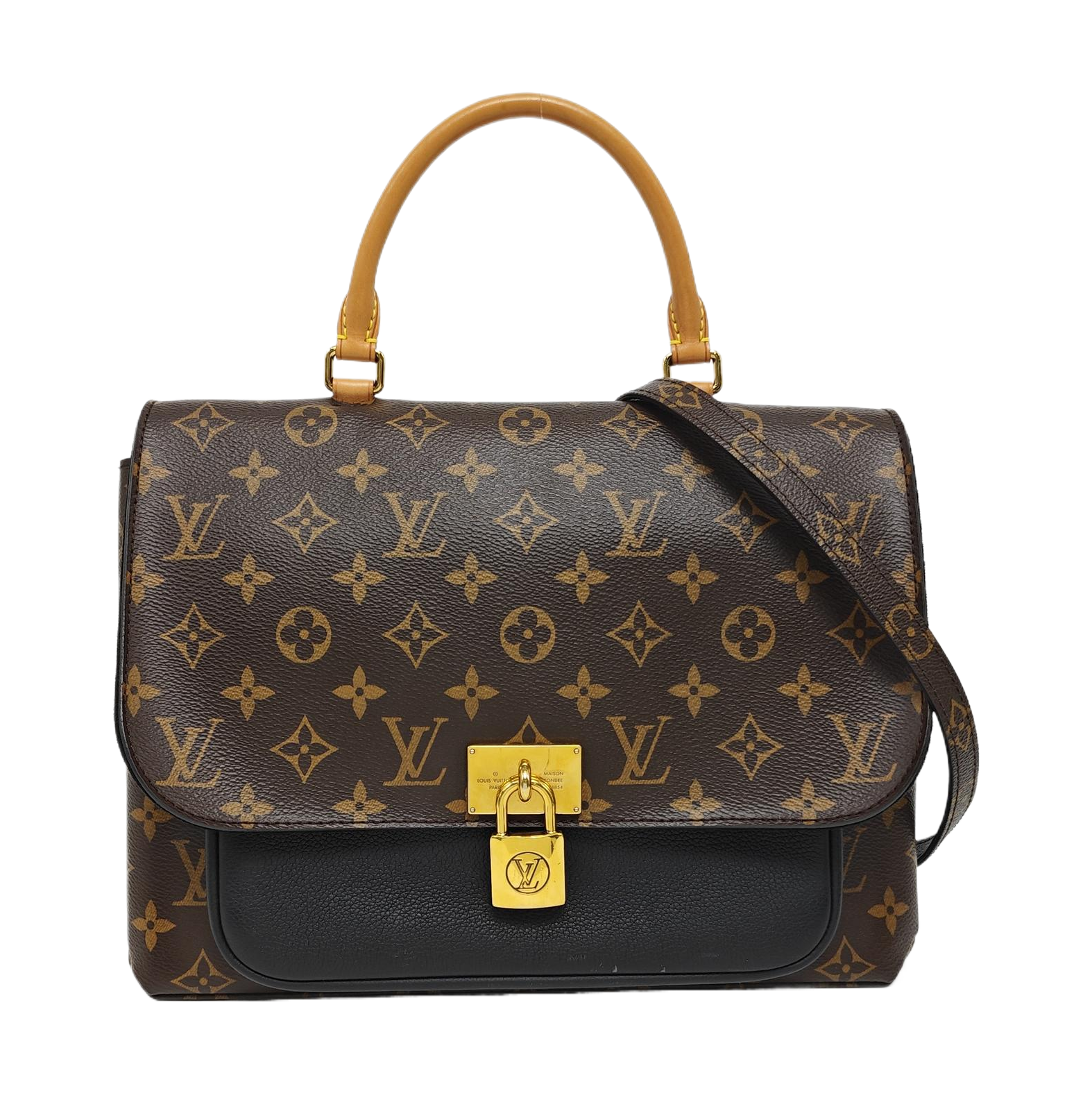 MARIGNAN Monogram Coated Canvas Brown