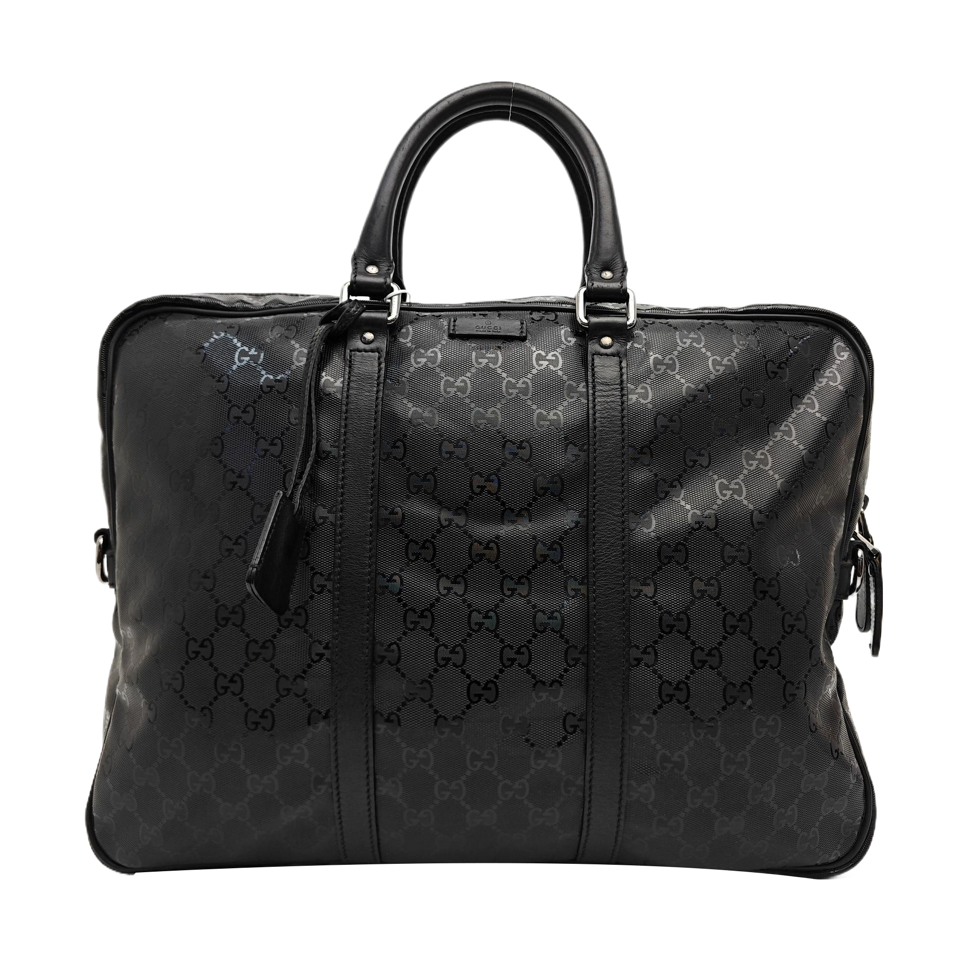 GG Imprime Monogram Coated Canvas Black