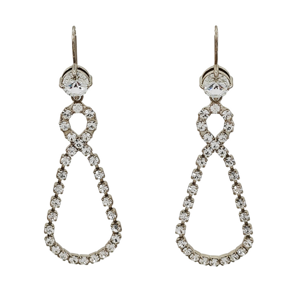 Metal Silver Earrings