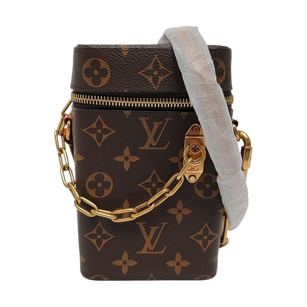 PHONE BOX Monogram Coated Canvas Brown