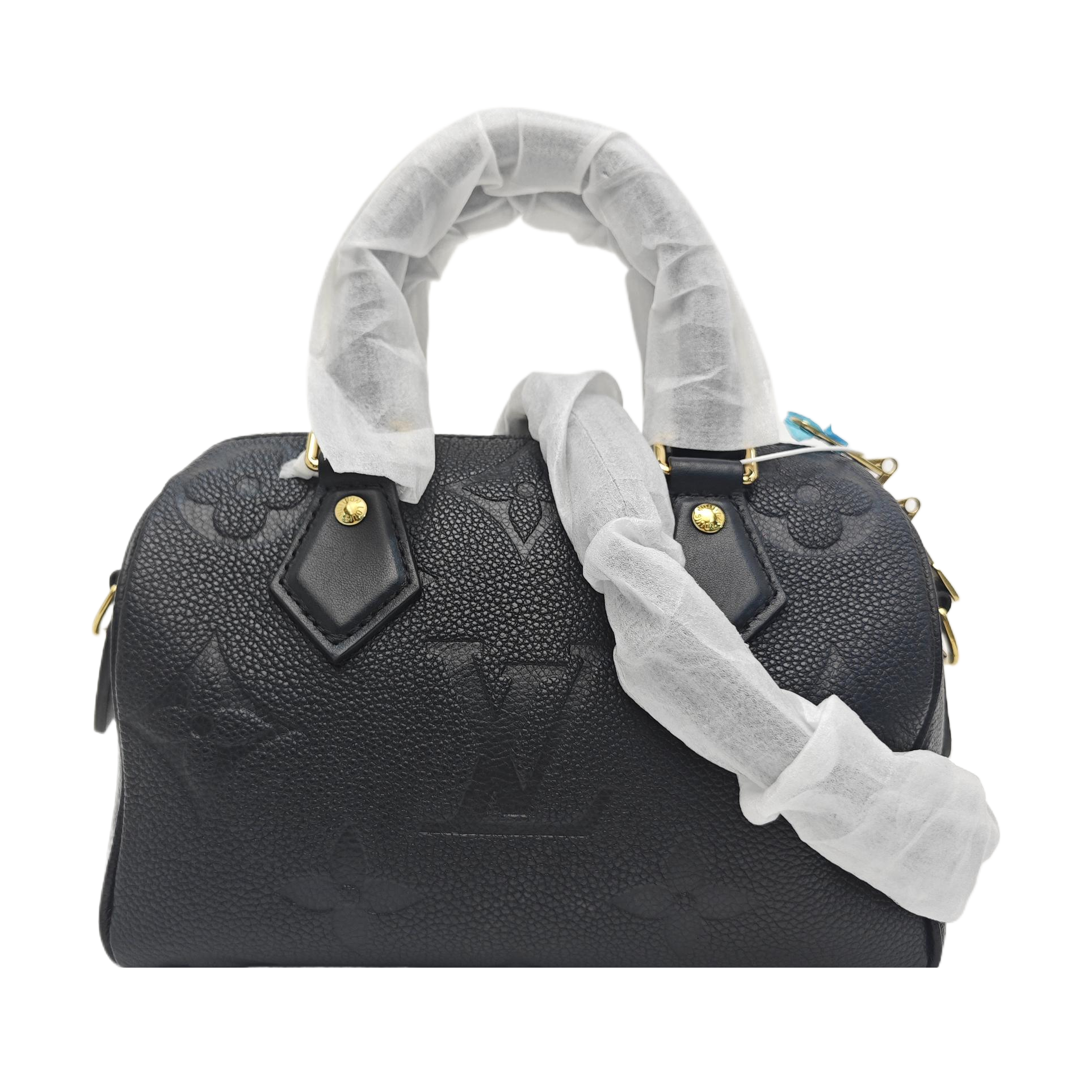 SPEEDY 20 Monogram Calfskin Black