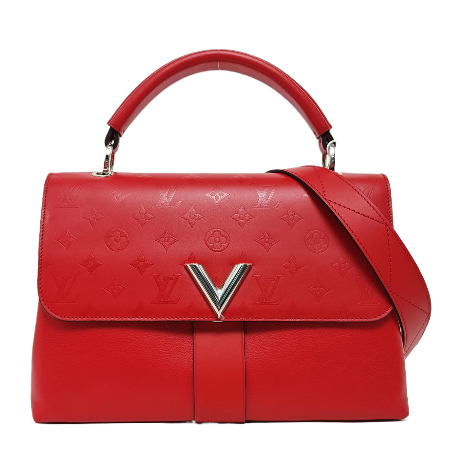 VERY Monogram Calfskin Red
