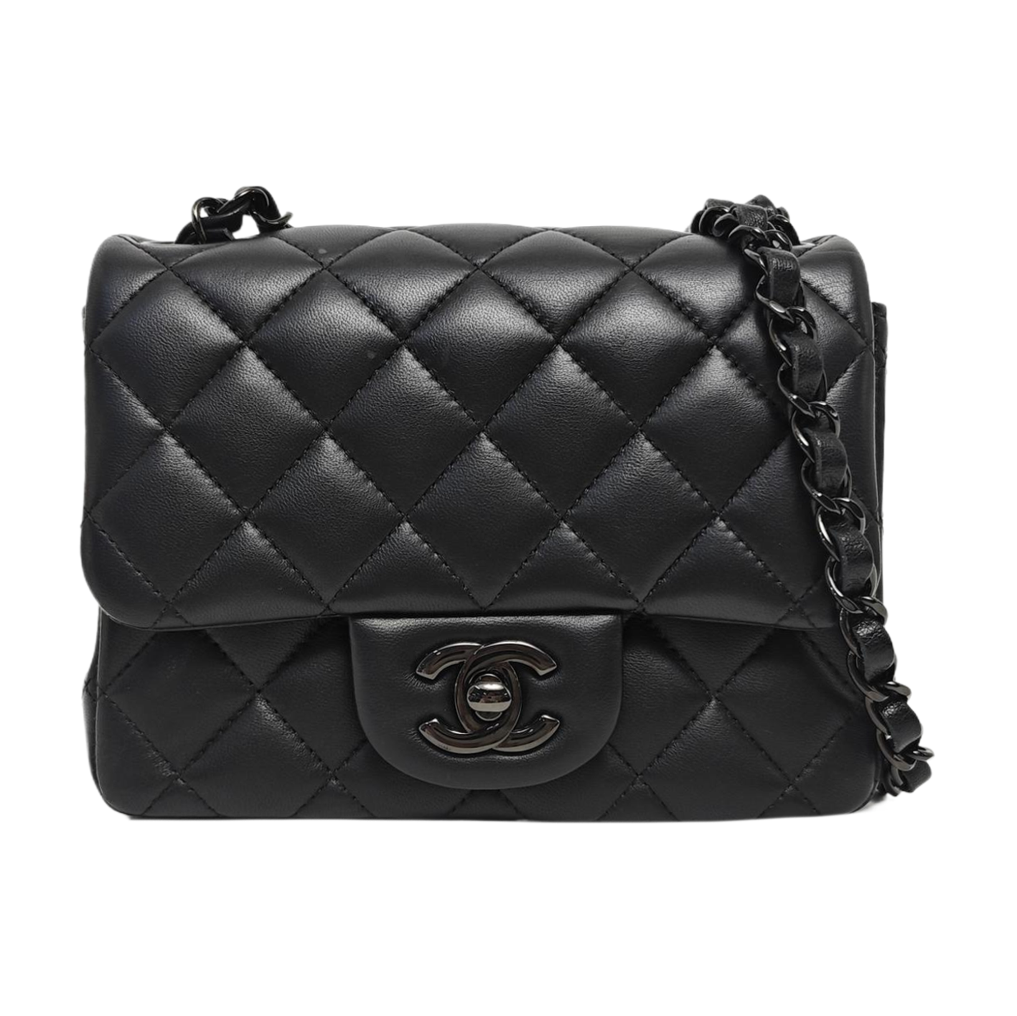 CLASSIC FLAP Mini Quilted Lambskin Black