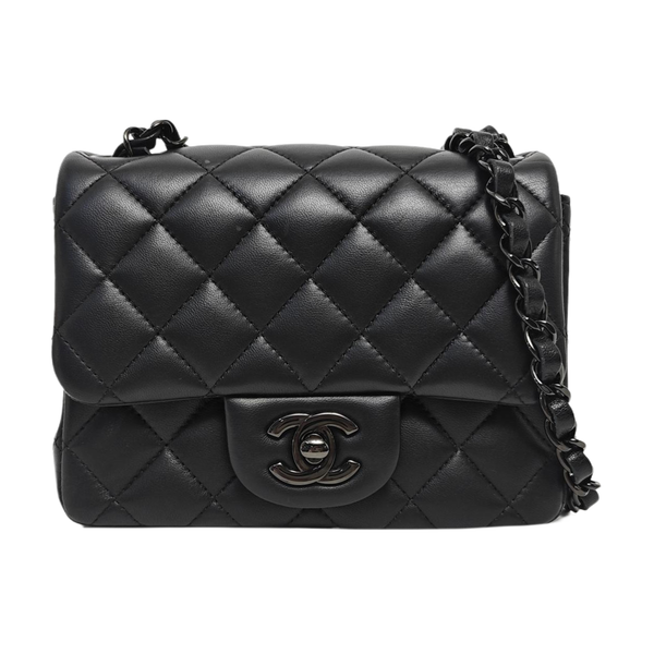 CLASSIC FLAP Mini Quilted Lambskin Black