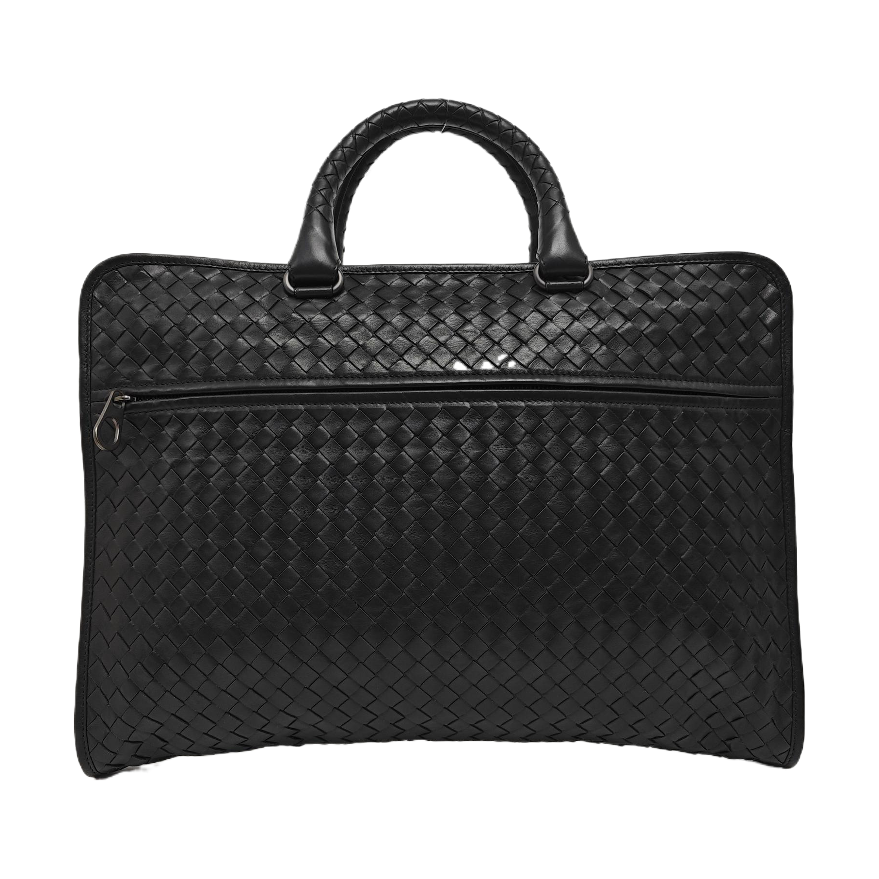 Calfskin Top Handle Bag Black
