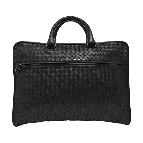 Calfskin Top Handle Bag Black