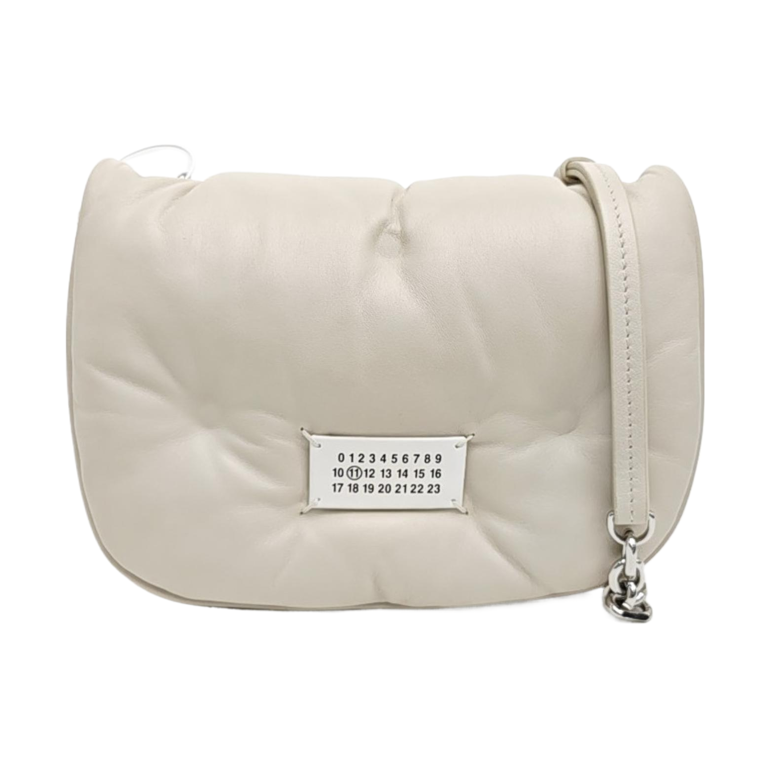 Lambskin Shoulder Bag White