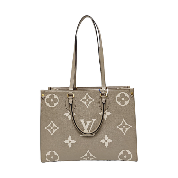 ONTHEGO MM Monogram Calfskin Gray