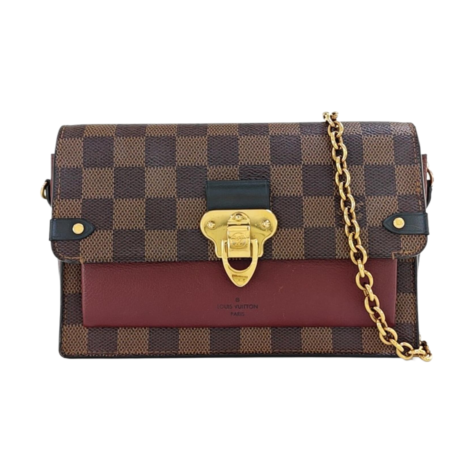VAVIN Damier Ebene Coated Canvas Brown