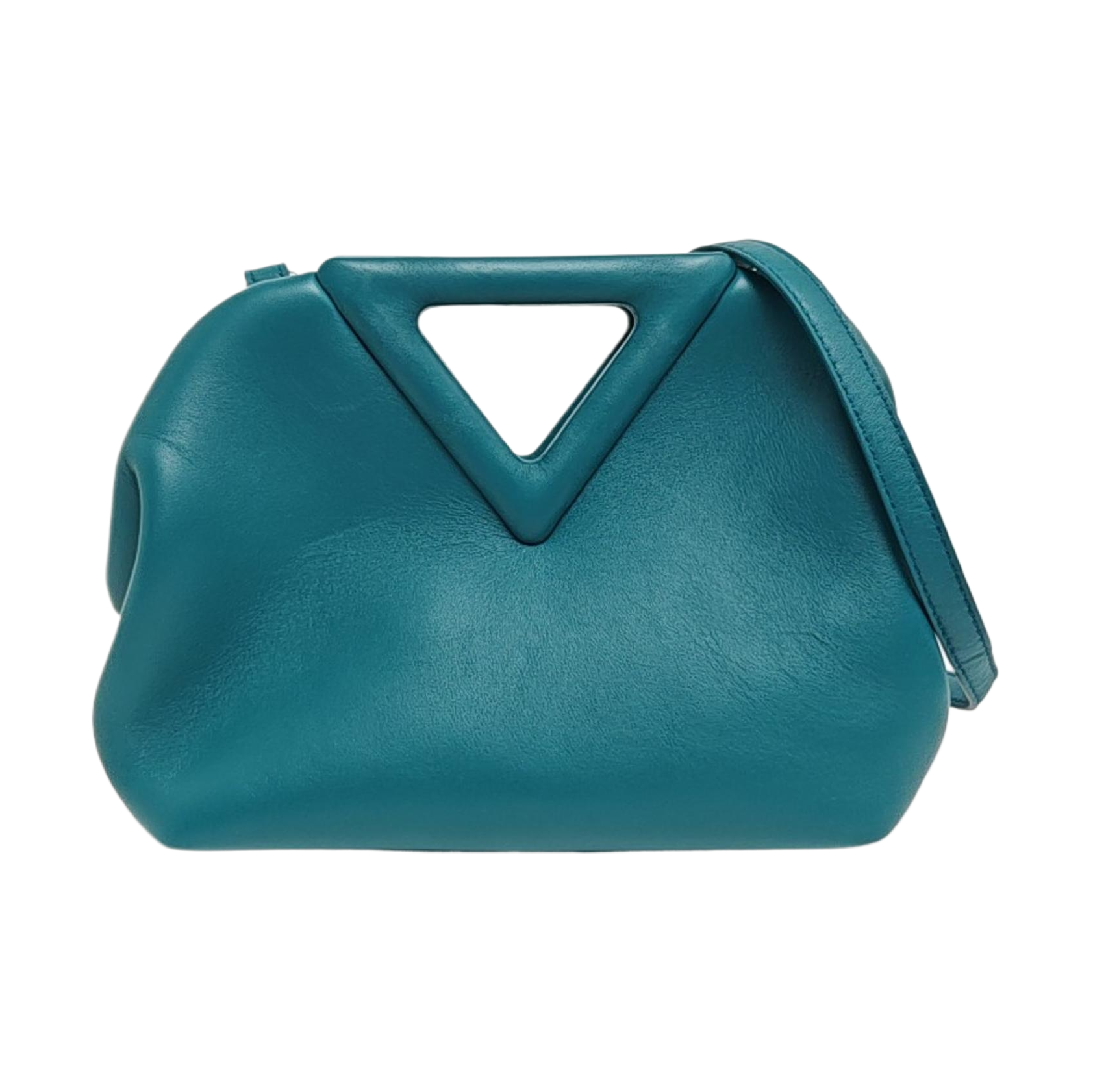 Point Quilted Calfskin Blue