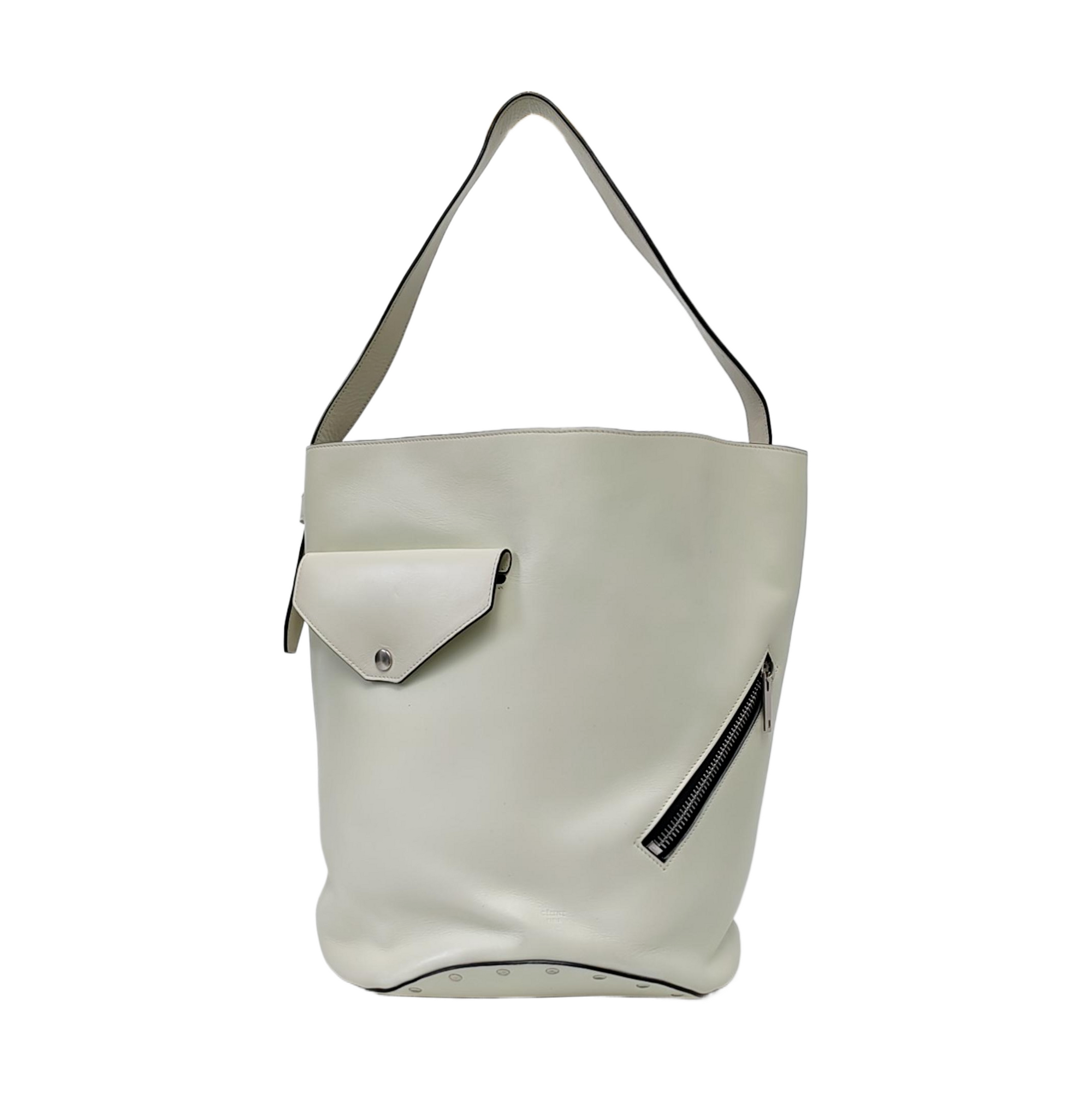 BIKER Calfskin White