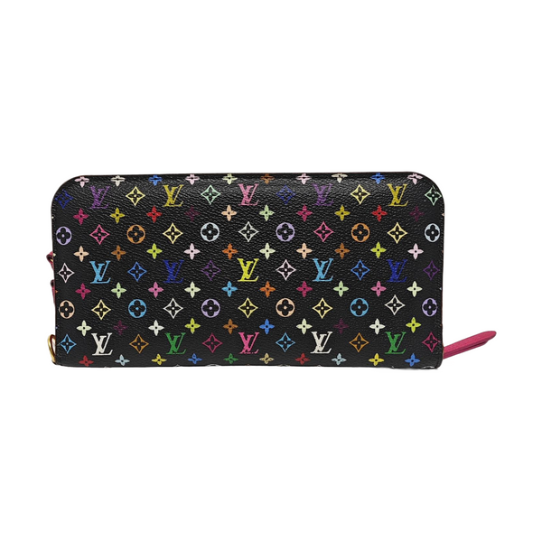 LV × TM INSOLITE Monogram Coated Canvas Black Wallet