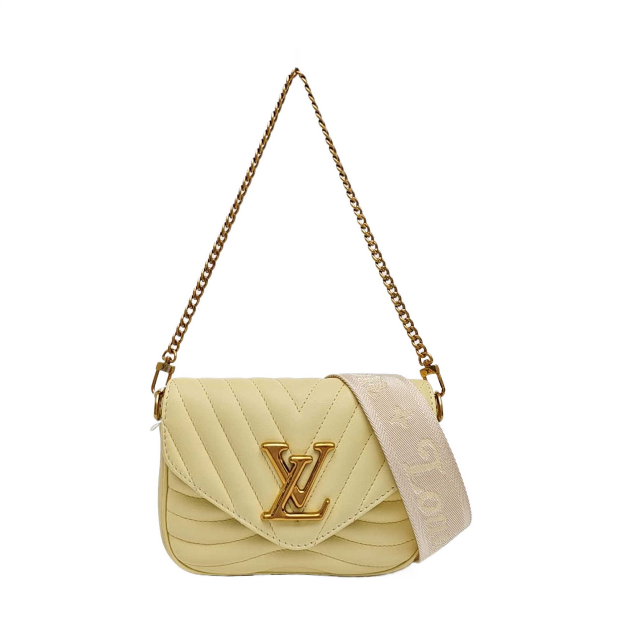 NEW WAVE Quilted Calfskin Yellow
