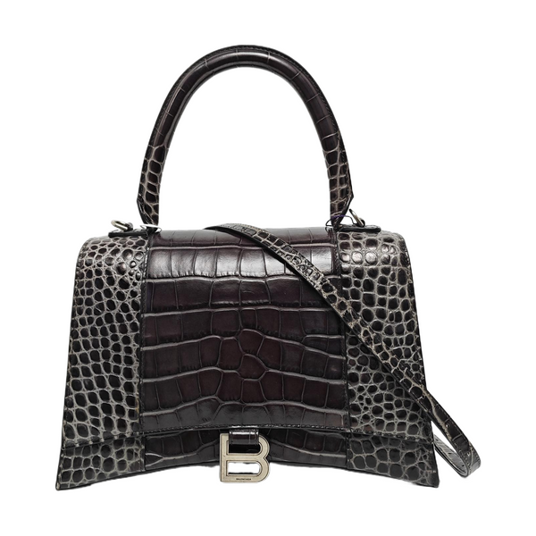 Hourglass Small Calfskin Gray