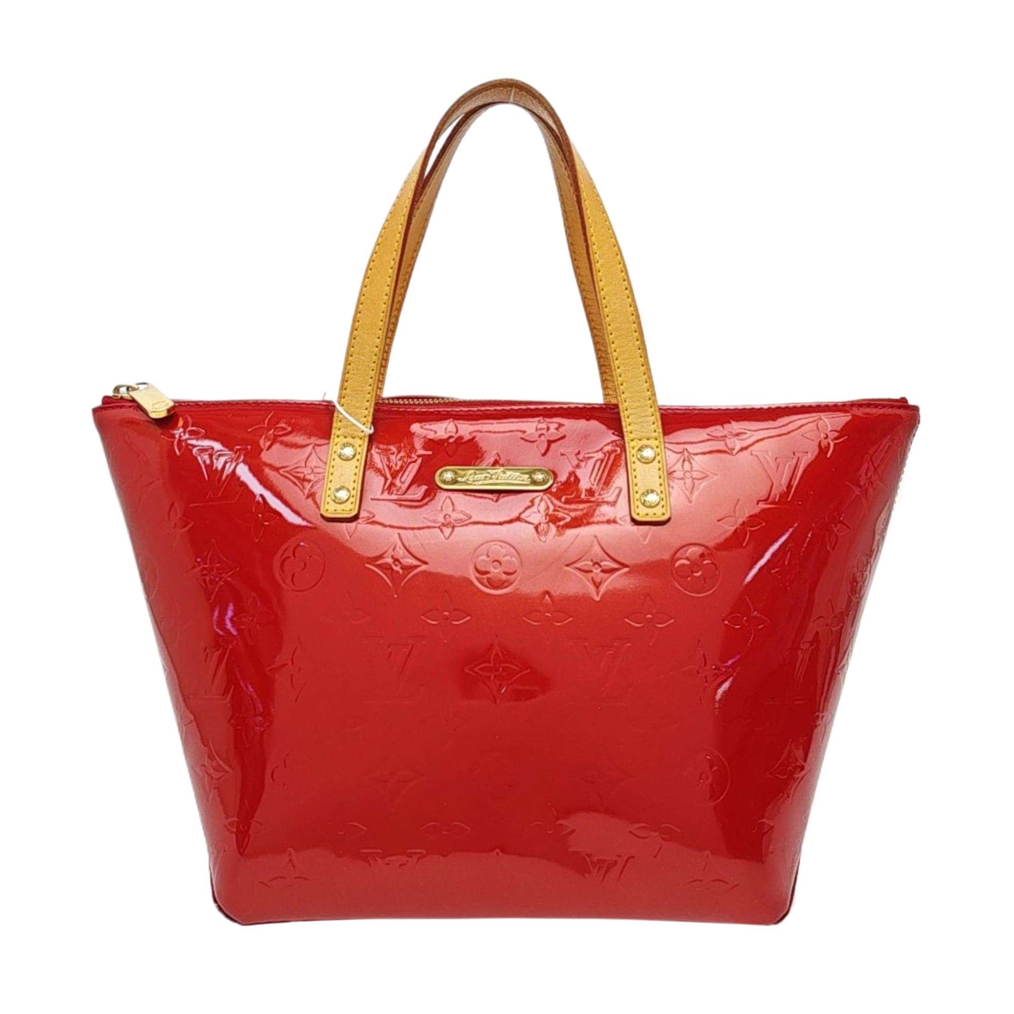 BELLEVUE Monogram Patent Leather Red