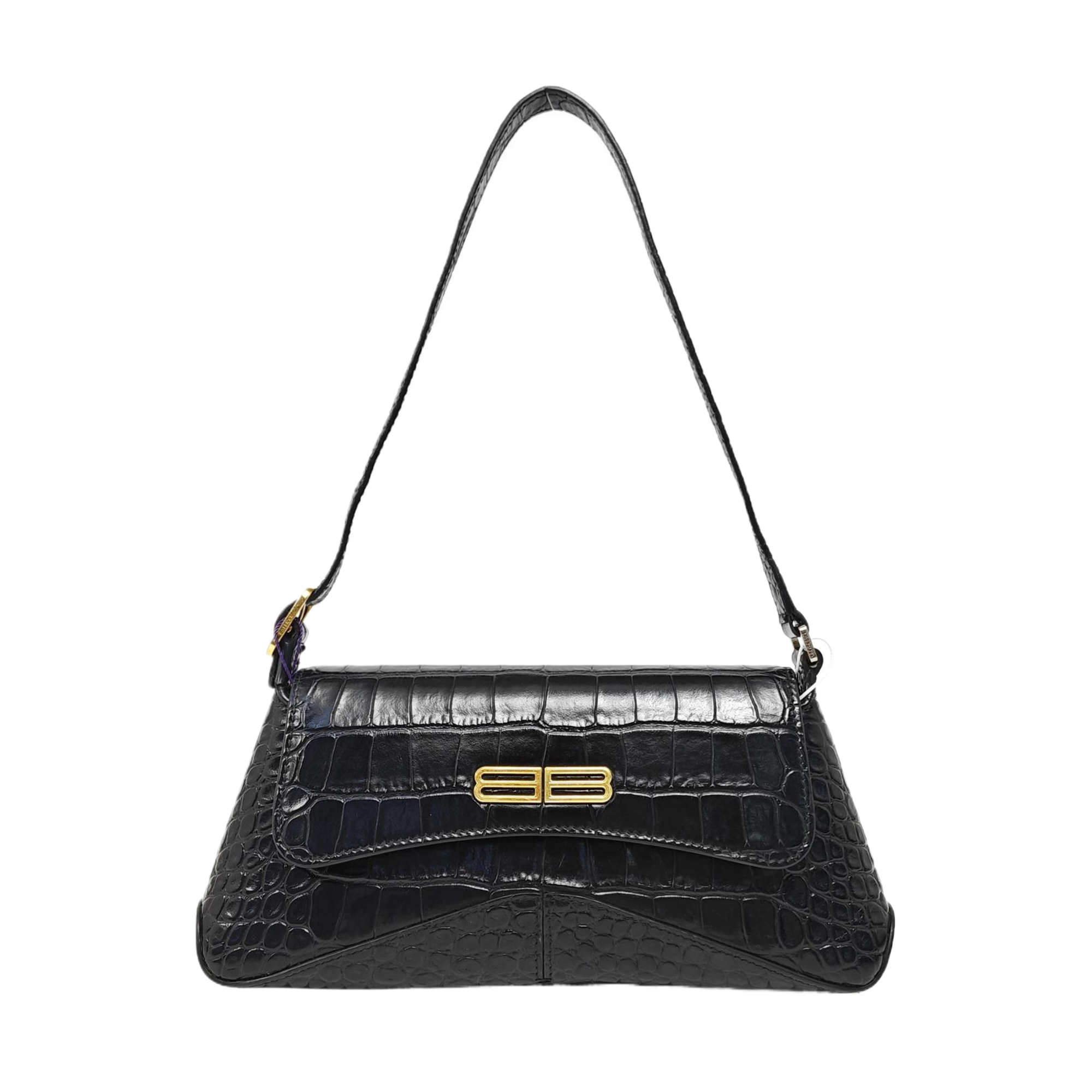 Calfskin Shoulder Bag Black
