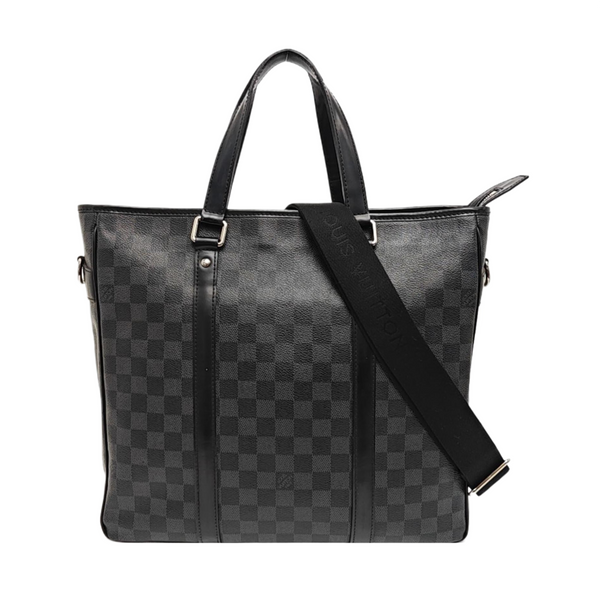 TADAO PM Damier Graphite Coated Canvas Gray