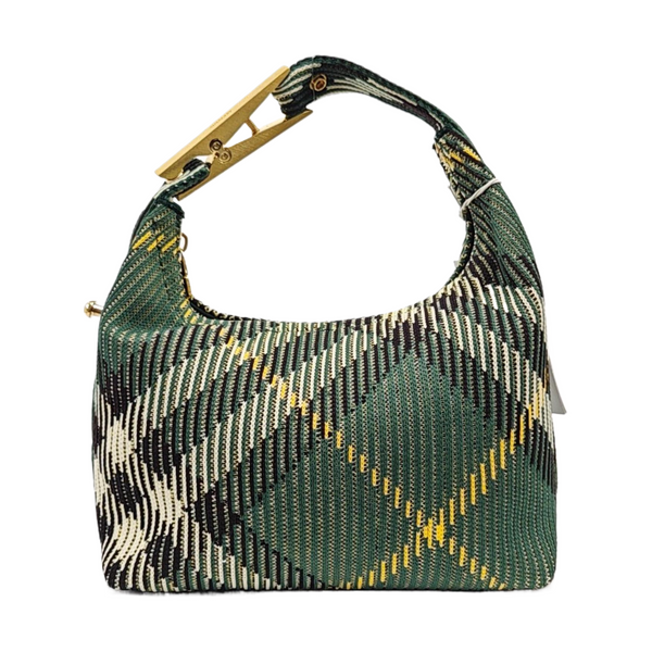 Fabric Top Handle Bag Green