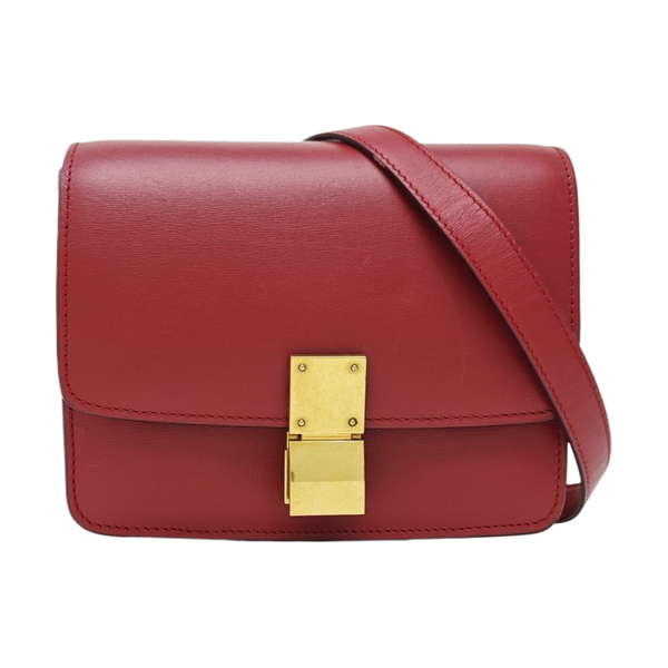 CLASSIC BOX Mini Calfskin Red