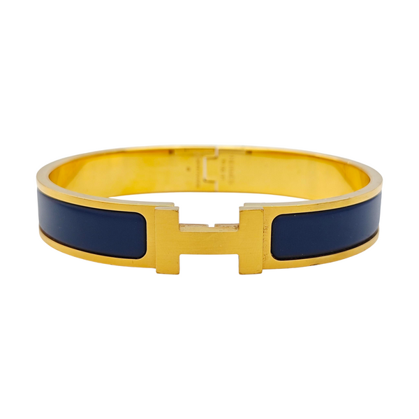 Clic H Metal Gold Bangle