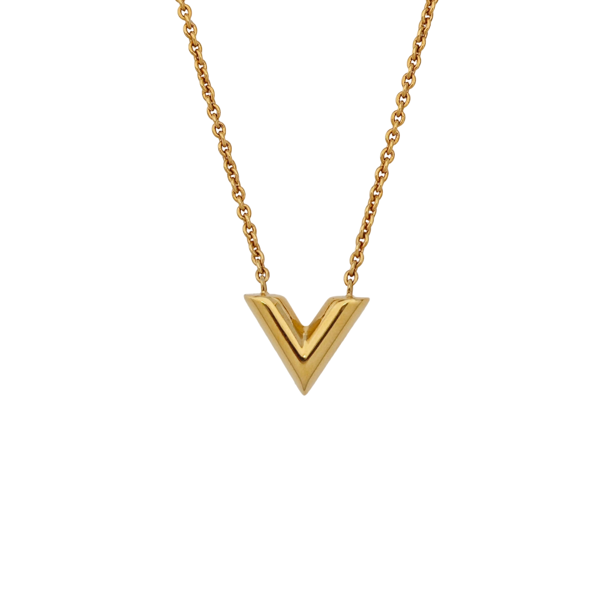 LV &amp; ME Metal Gold Necklace