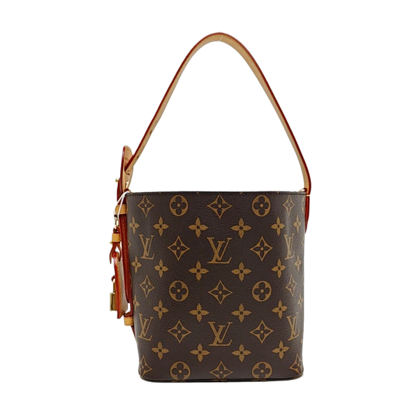 ALL IN Monogram Coated Canvas Brown