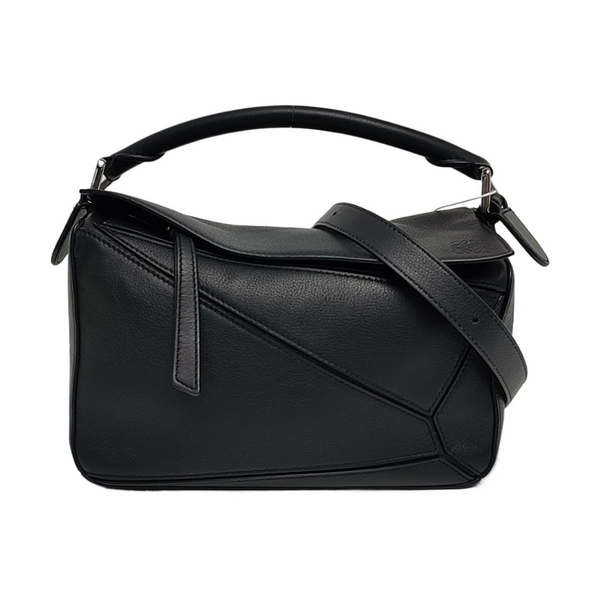 Puzzle Small Calfskin Black