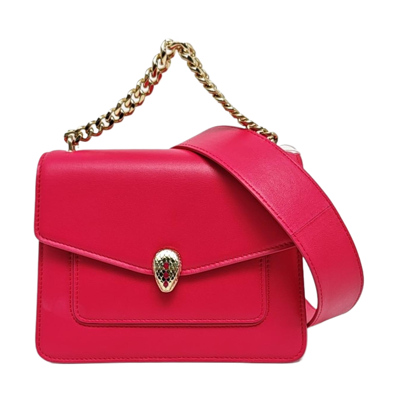 SERPENTI FOREVER Small Calfskin Pink