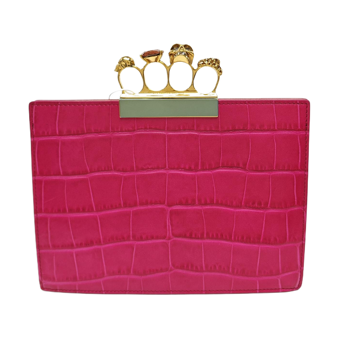 Calfskin Clutch Red
