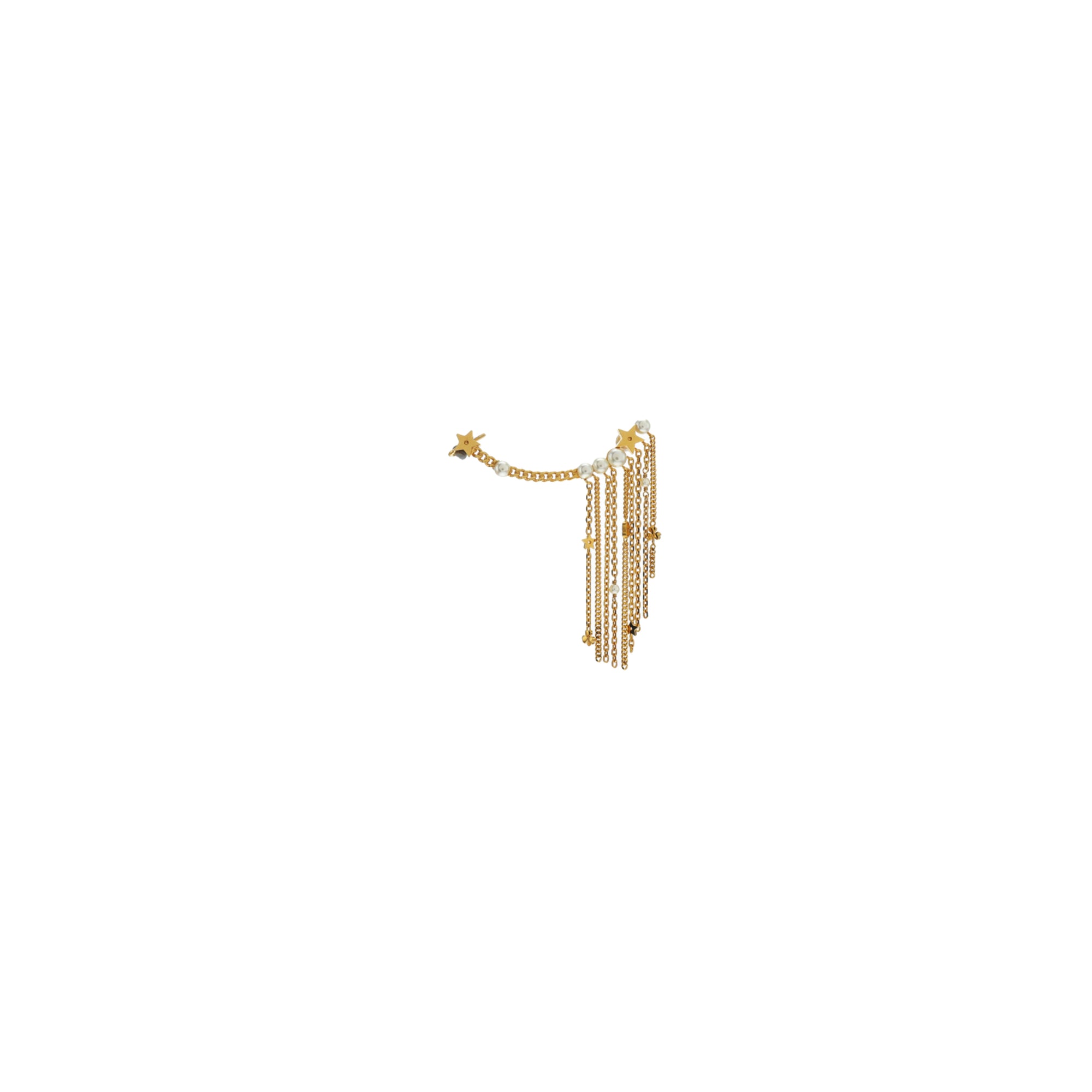 Danseuse Etoile Metal Gold Clip On Earrings