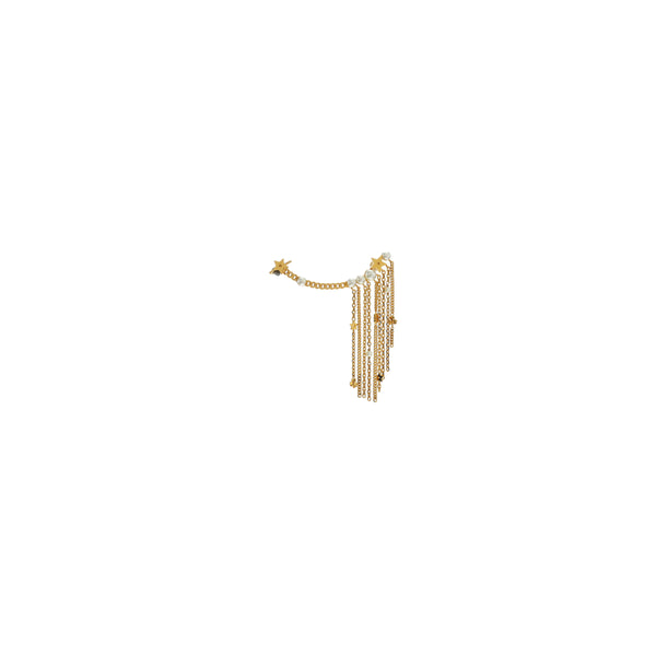 Danseuse Etoile Metal Gold Clip On Earrings