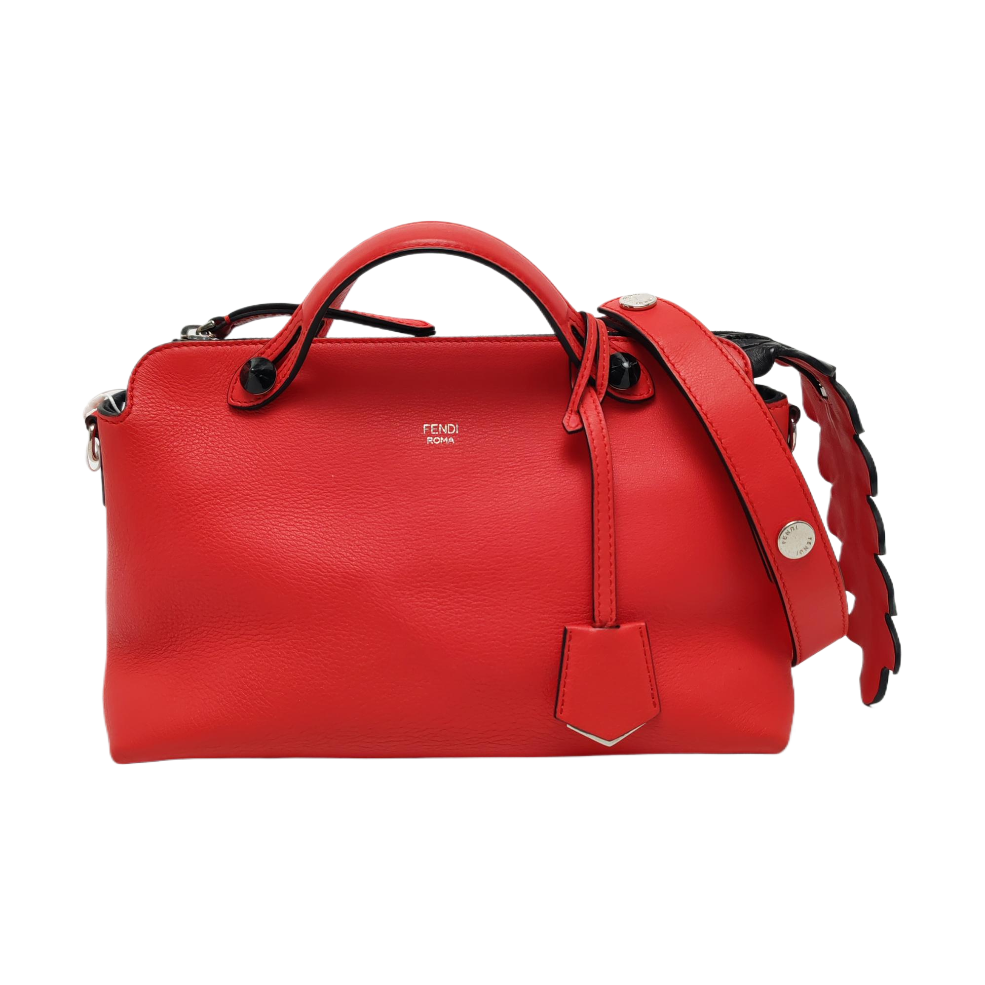 Calfskin Shoulder Bag Red