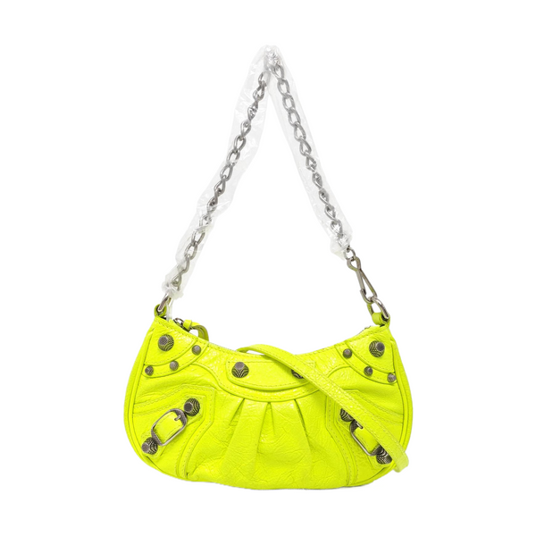 Le Cagole Mini Calfskin Green