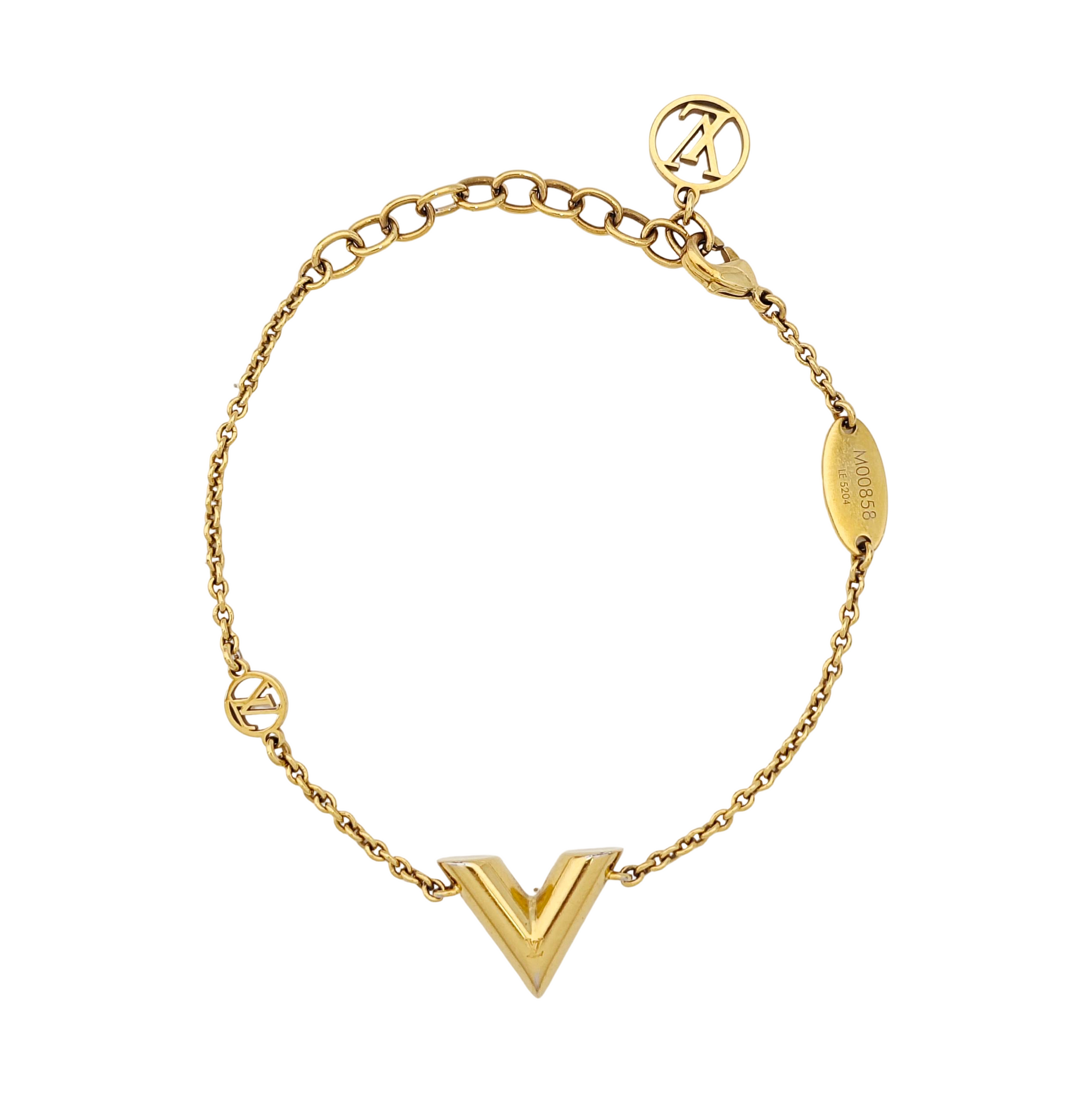 ESSENTIAL V Metal Gold Bracelet