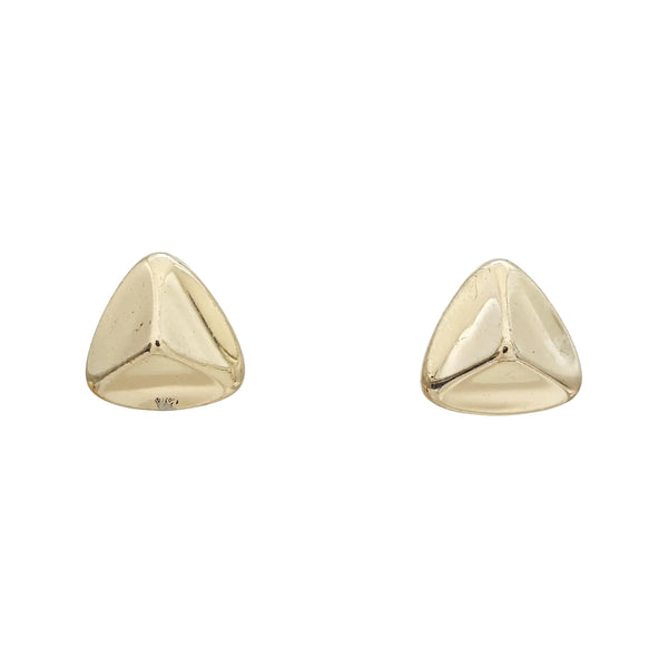 Metal Gold Clip On Earrings